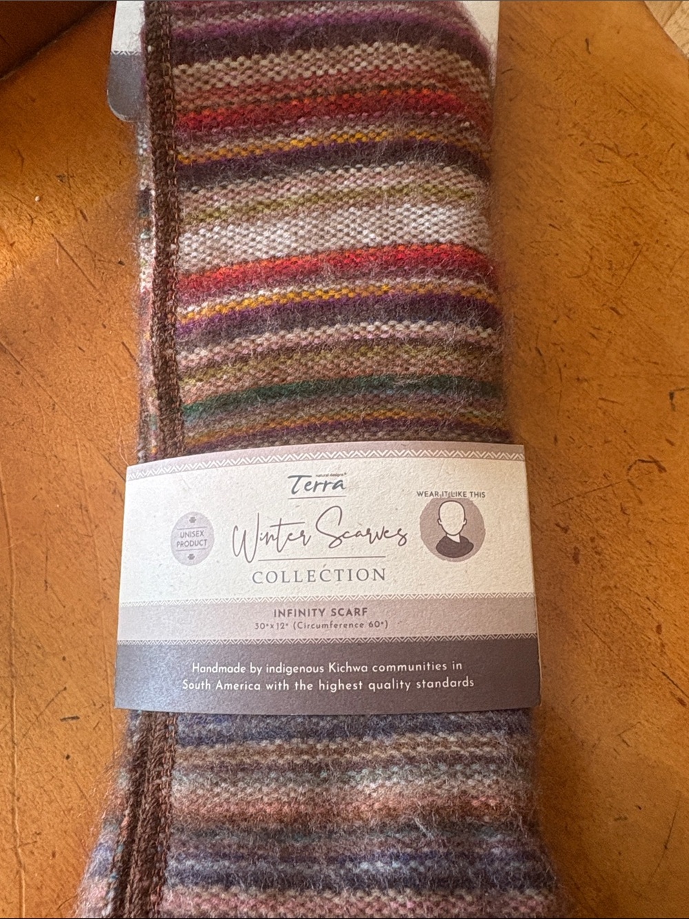 Terra Striped Infinity Scarf - Multicolor